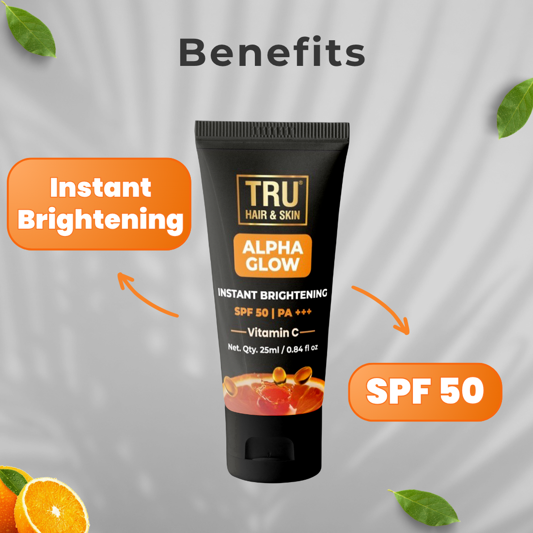 Alpha Glow Instant Brightening SPF 50 | PA+++ | 25ml | PM