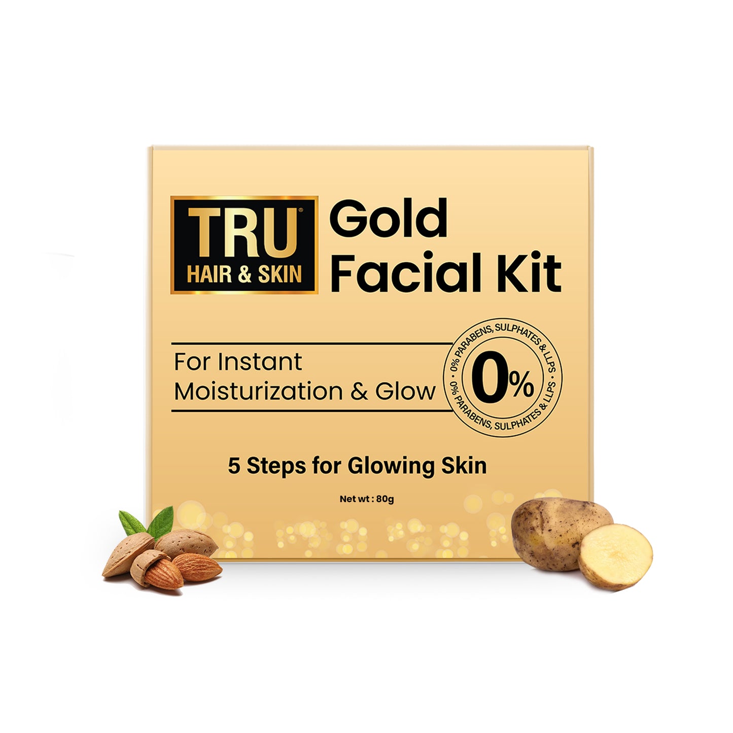 Golden Facial Kit | Gives Instant Glow - 80gms