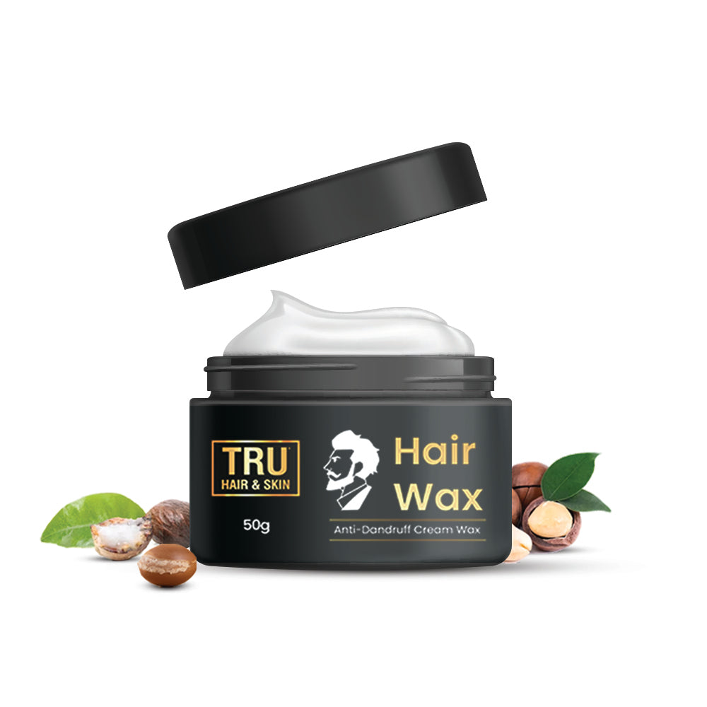 Hair Wax Cream For Men | Easy To Spread And Strong Hold For 12hrs + Anti - Dandruff | 50 gm | CUC