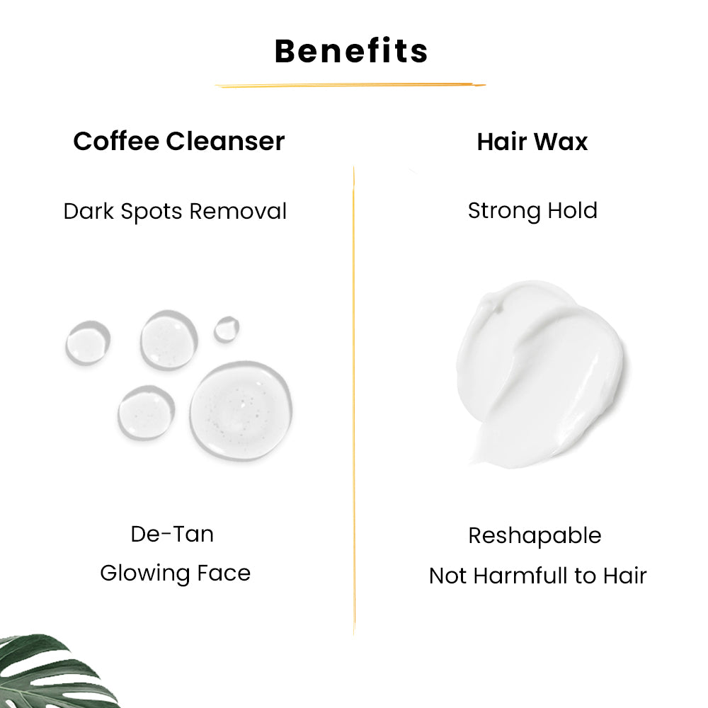 Hair Wax-50gms+Coffee Cleanser-100ml