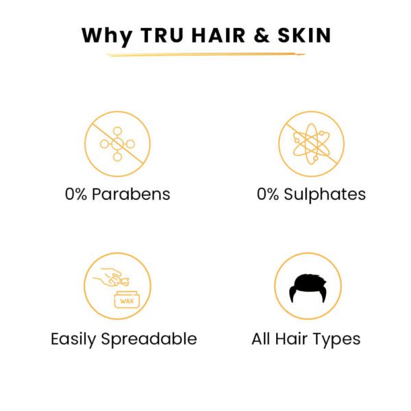 Hair Wax Cream For Men | Easy To Spread And Strong Hold For 12hrs + Anti - Dandruff | 50 gm | CUC