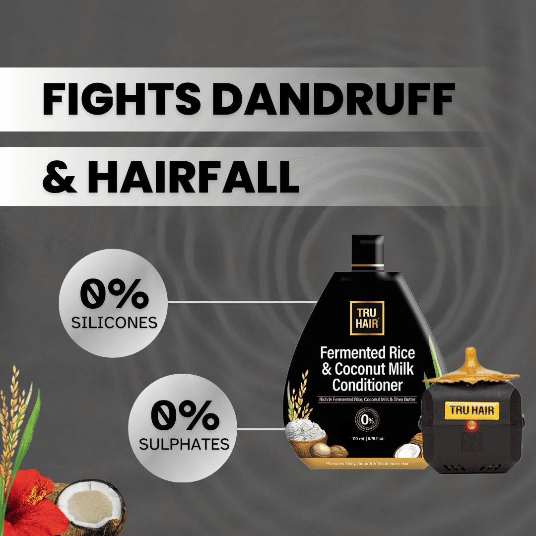 Fermented Rice & Coconut Milk Hair Oil With Free Heater – 110ml| DOTD