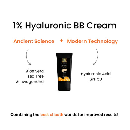Hyaluronic BB Cream with SPF 50 Warm White 25gms