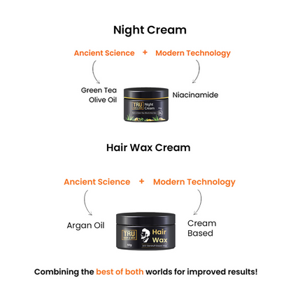 Night Cream-45gm+ Hair Wax-50gm-AC