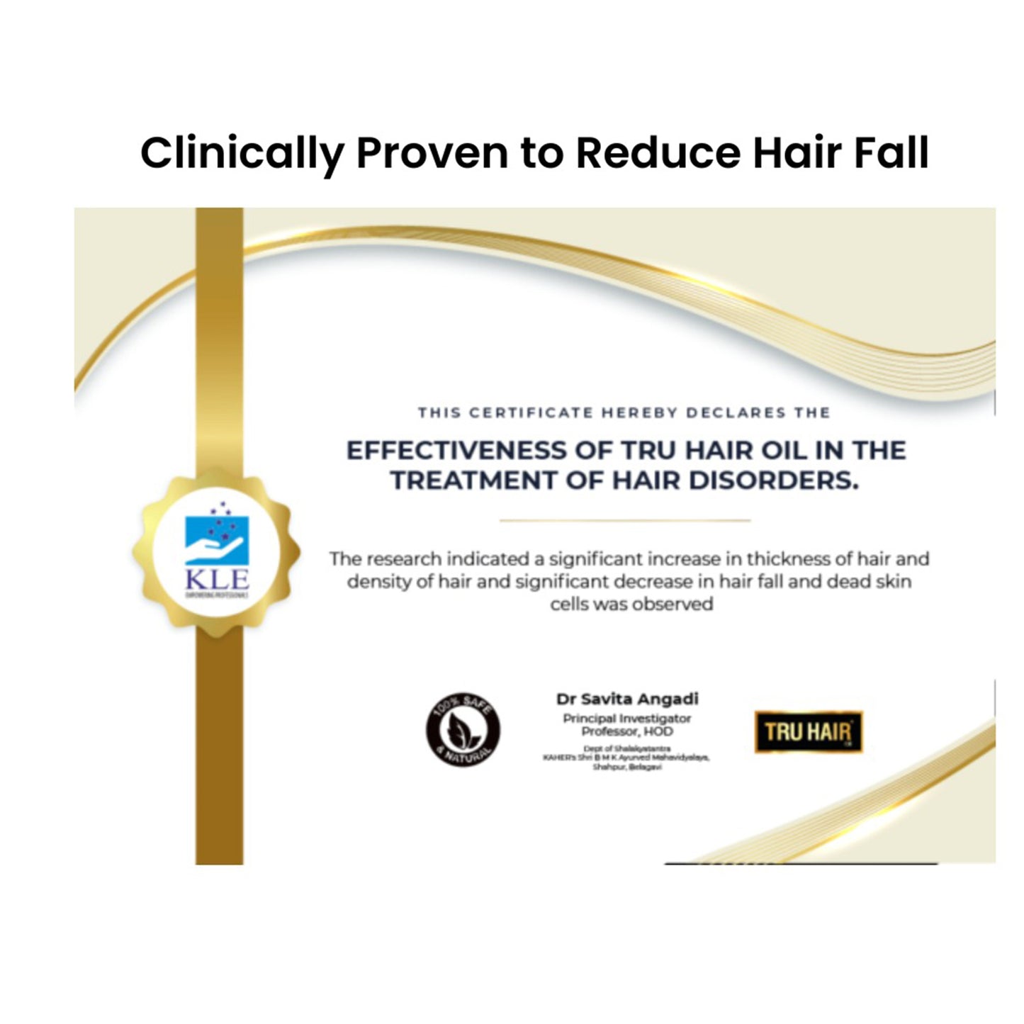 Tru Hair & Skin Onion Hair Oil for Stronger, Healthier Hair - 100ml