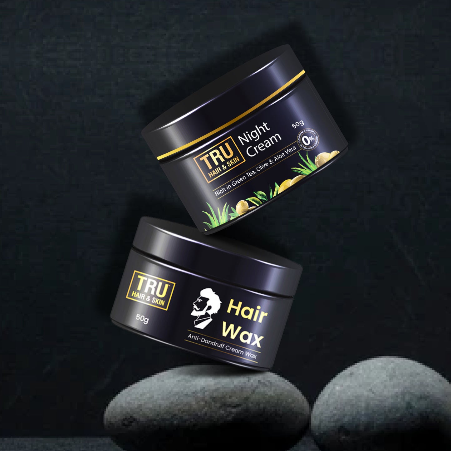 Night Cream (50gm) + Hair Wax ( 50gm ) Combo for Men