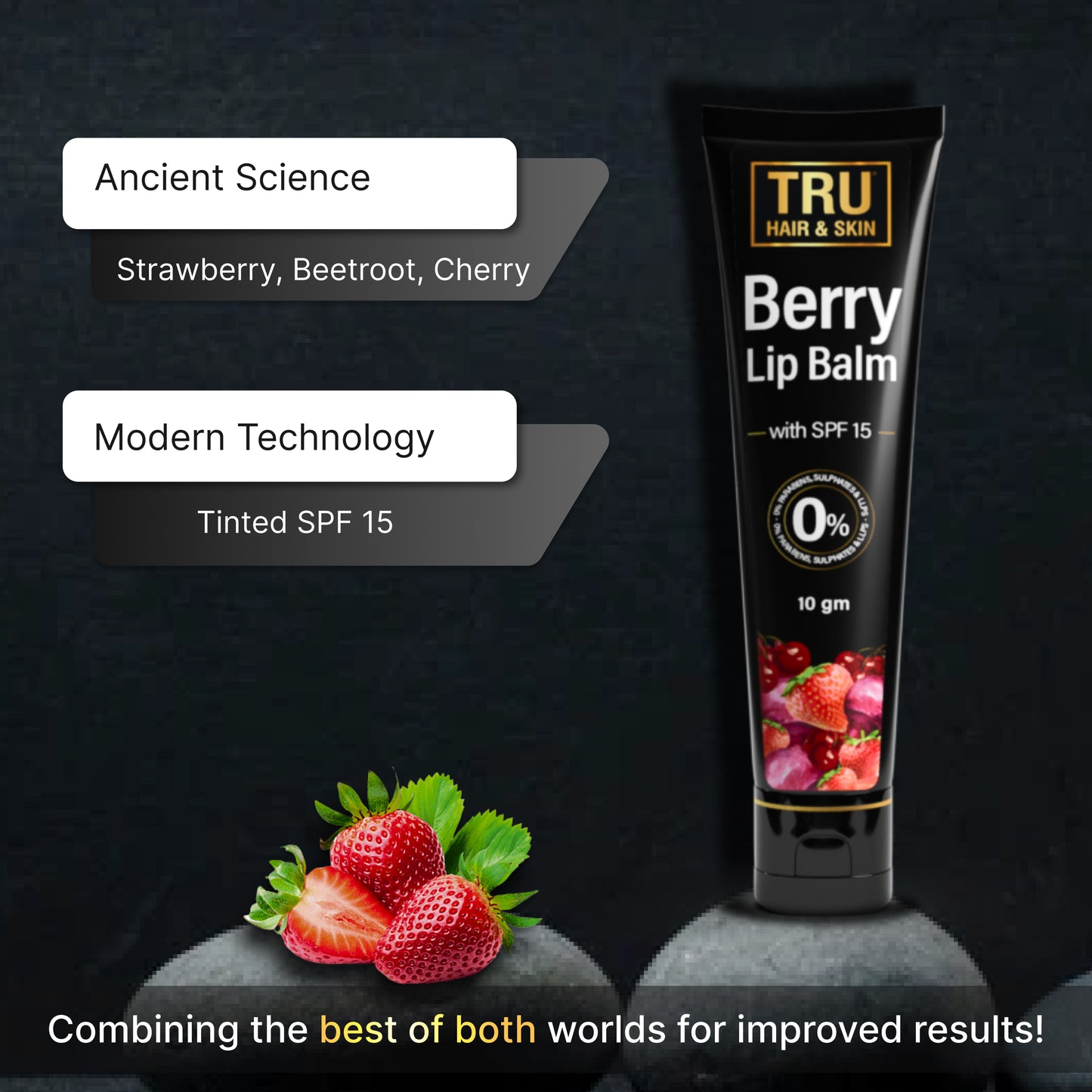 Smoke Guard SPF 15 Berry lipbalm | 9gms pack of 2