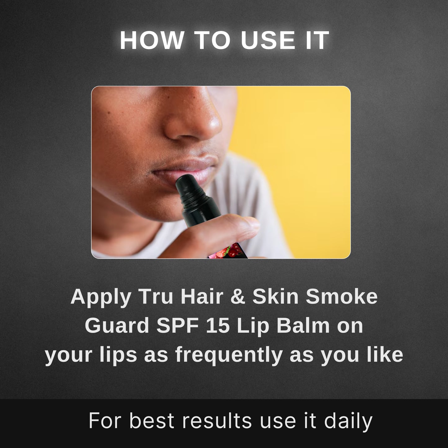 Smoke guard lip balm with spf 15 | 10 gms