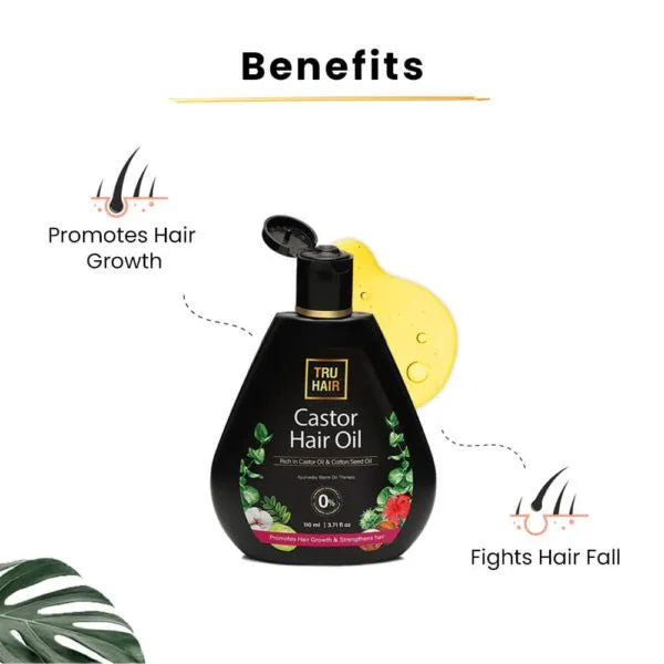 Castor Hair Oil With Free Heater – 110ml