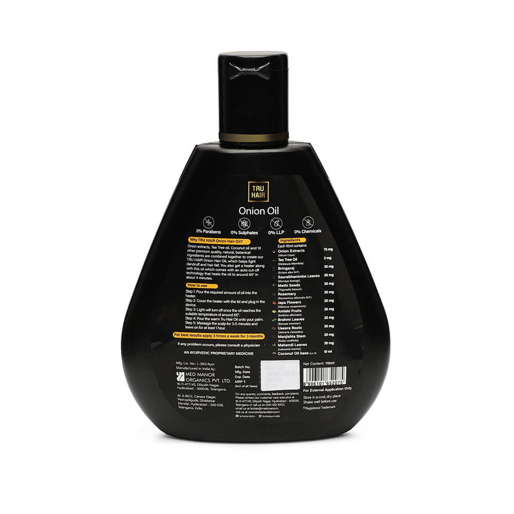 Onion Hair Oil With Free Heater – 110ml [BOGO]