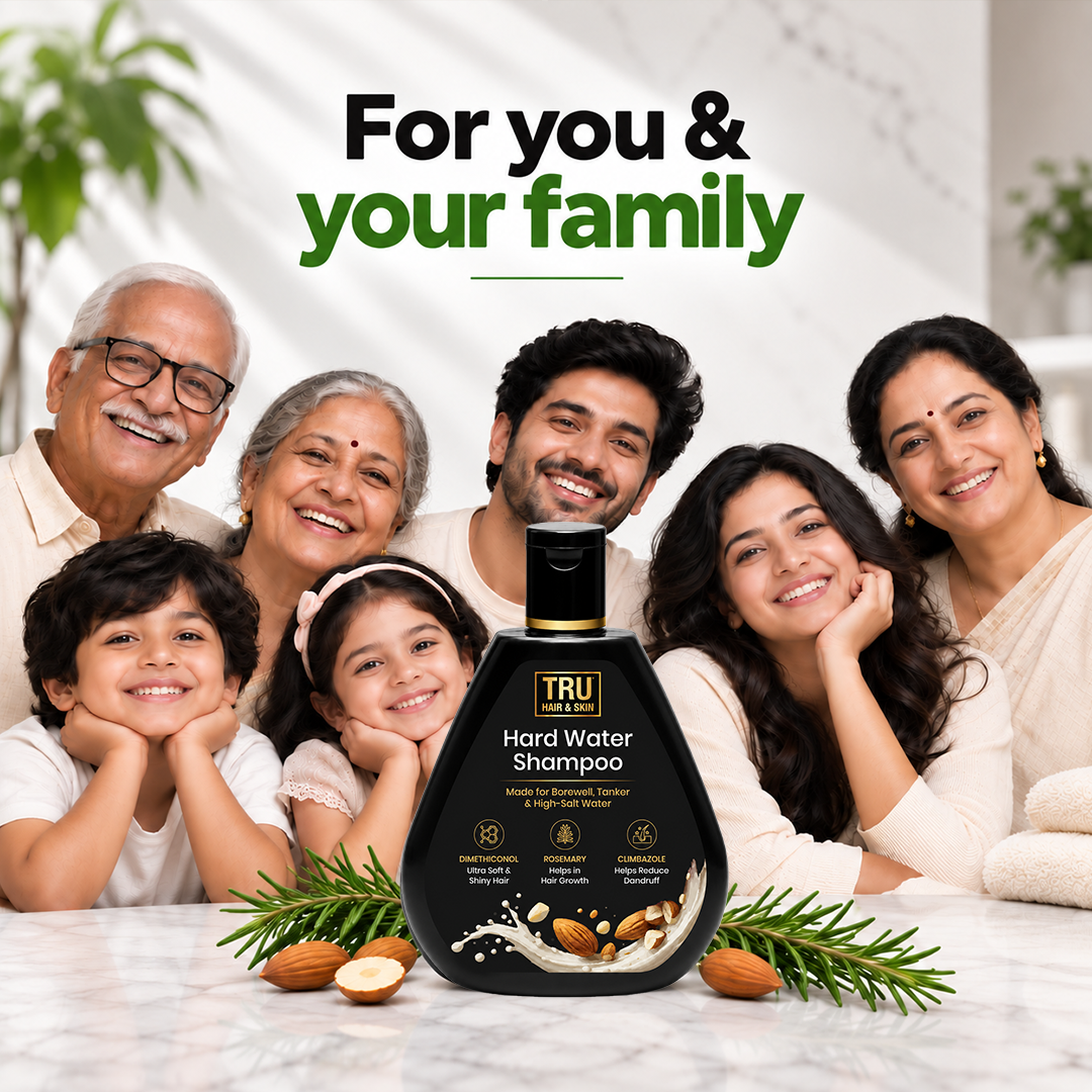 Hard Water Shampoo | For Ultra Soft , Shiny and Dandruff Free Hair