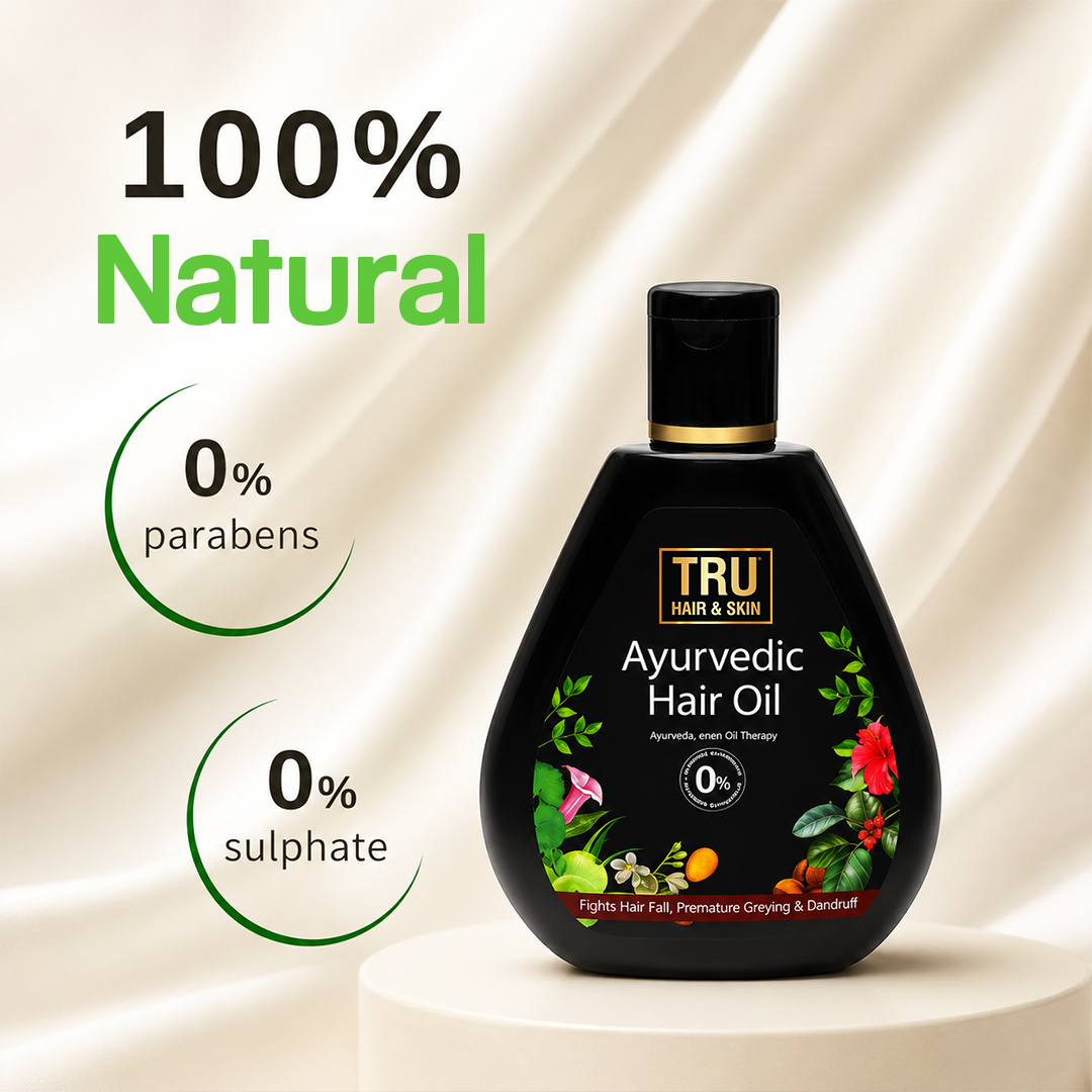 Clinically Proven Ayurvedic Hair Oil + Free Heater with Shampoo | Reduces hair fall