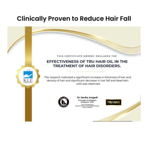 Tru Hair Ayurvedic Hair Oil with Free Heater(110 ML)+ Biotin Shampoo(200 ML)