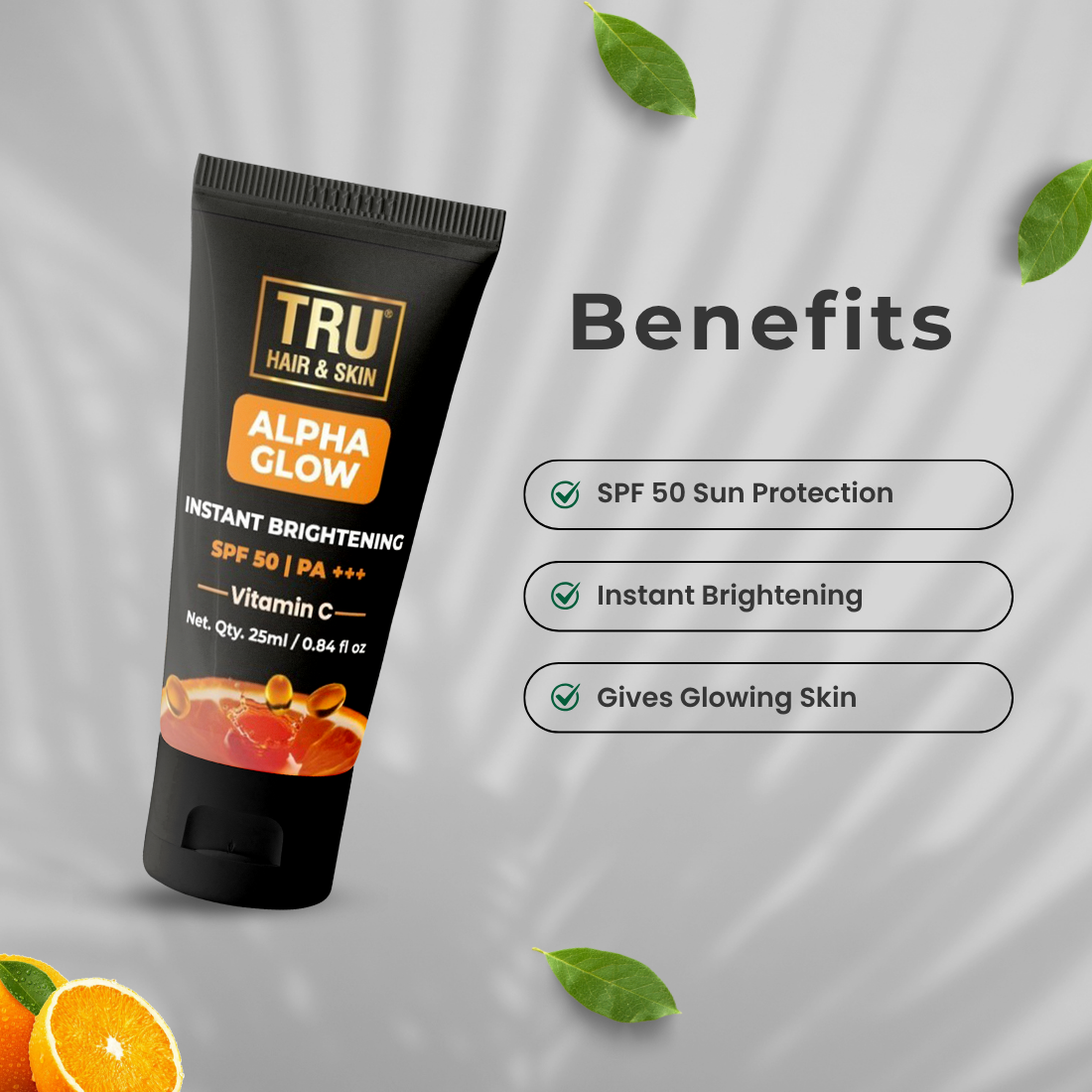 Alpha Glow Instant Brightening SPF 50 | PA+++ | 25ml | PM