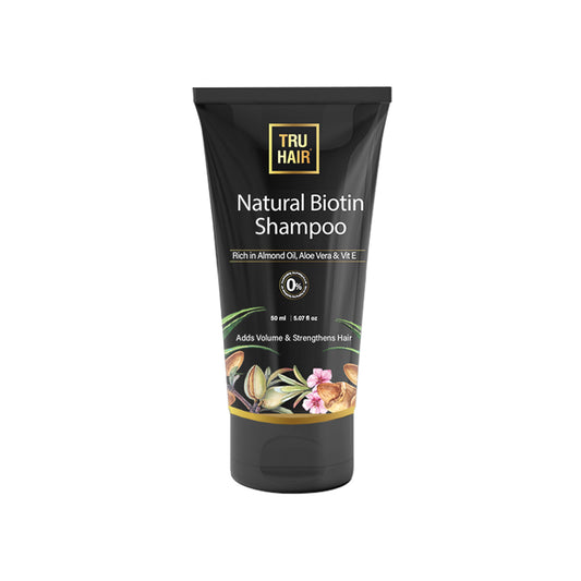 Natural Biotin Shampoo for Add Volume & Strenghtens Hair-50ml