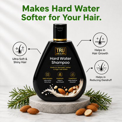 Hard Water Shampoo | For Ultra Soft , Shiny and Dandruff Free Hair