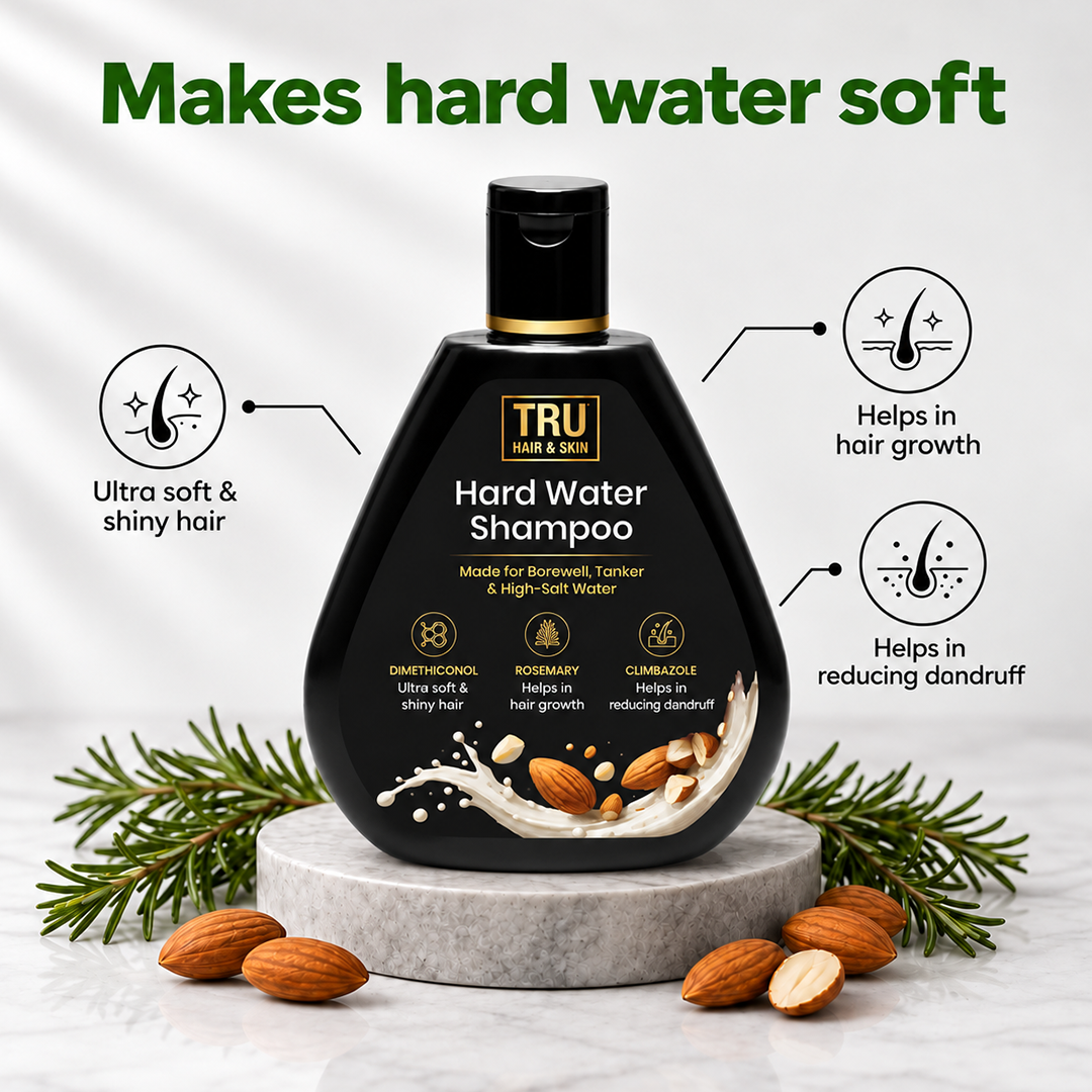 Hard Water Shampoo | For Ultra Soft , Shiny and Dandruff Free Hair