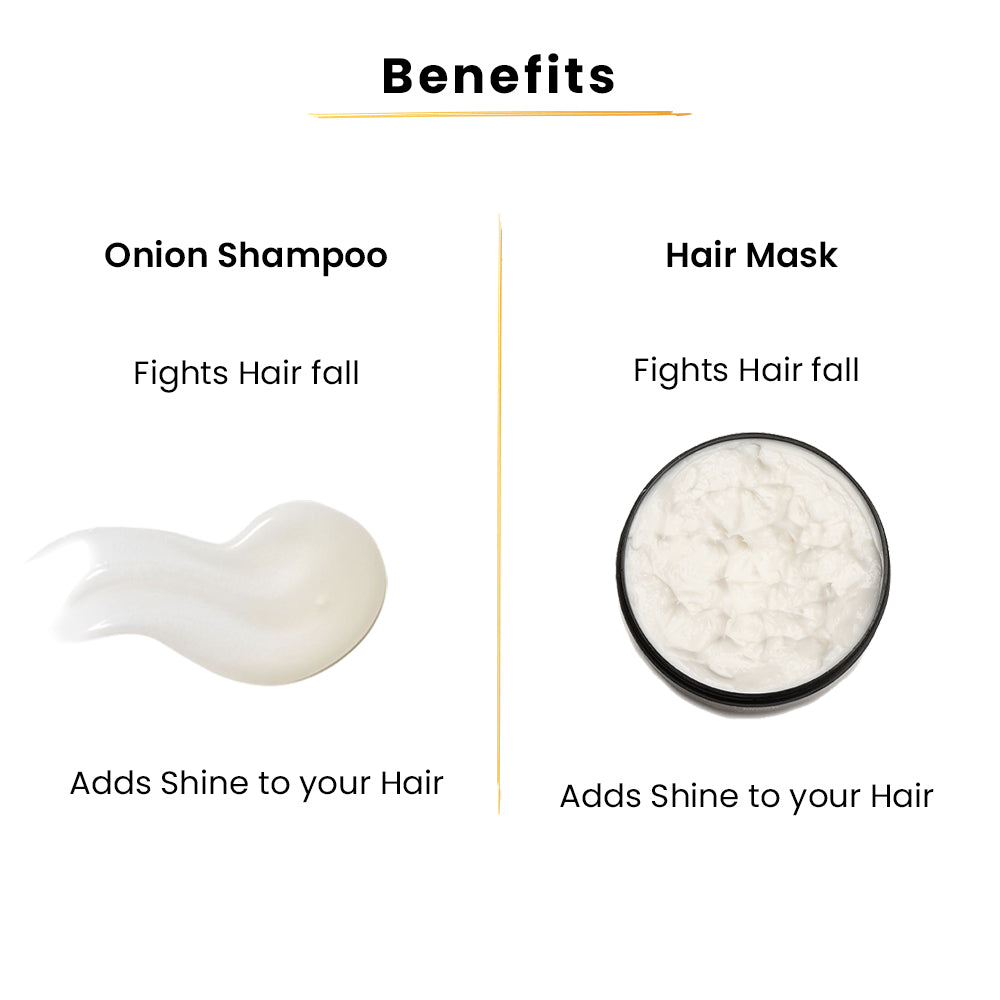 Onion Shampoo-50ml+Hair Mask-200gms