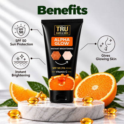 Alpha Glow Instant Brightening SPF 50 | PA+++ | 50ml
