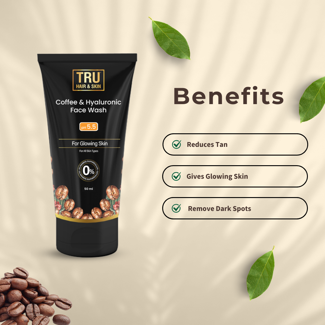 Coffee & Hyaluronic Acid Face Wash | Hydrates & Plumps Your Skin-50ml-CUC