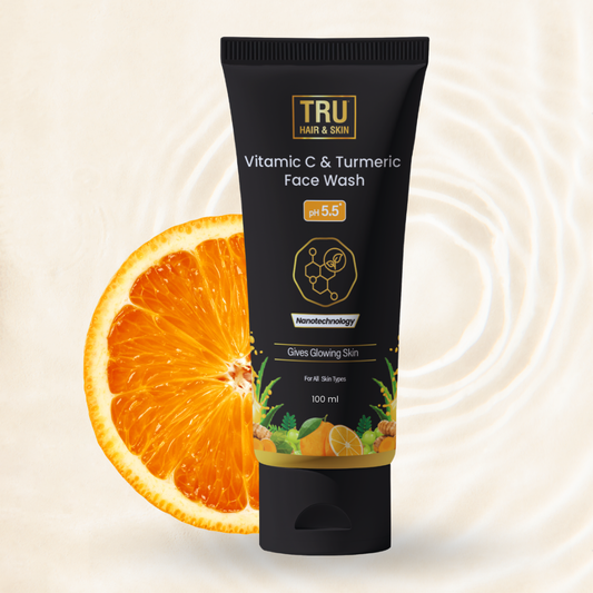 Vitamin C & Turmeric Face Wash | Gives Glowing Skin & Reduces Dark Spots-100ml