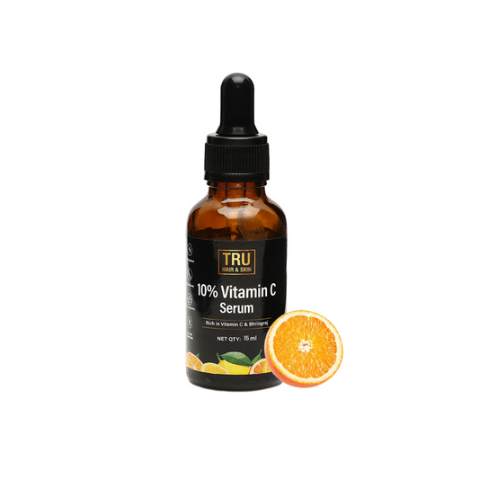 10% Vitamin C Serum & Bhringaraj | Rejuvenates Skin & Reduces Hyperpigmentation – 15ml [BOGO]