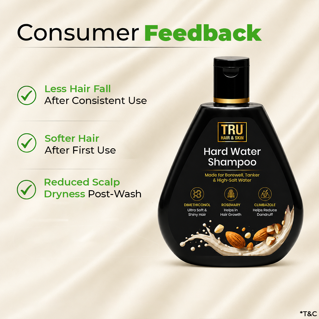 Hard Water Shampoo | For Ultra Soft , Shiny and Dandruff Free Hair