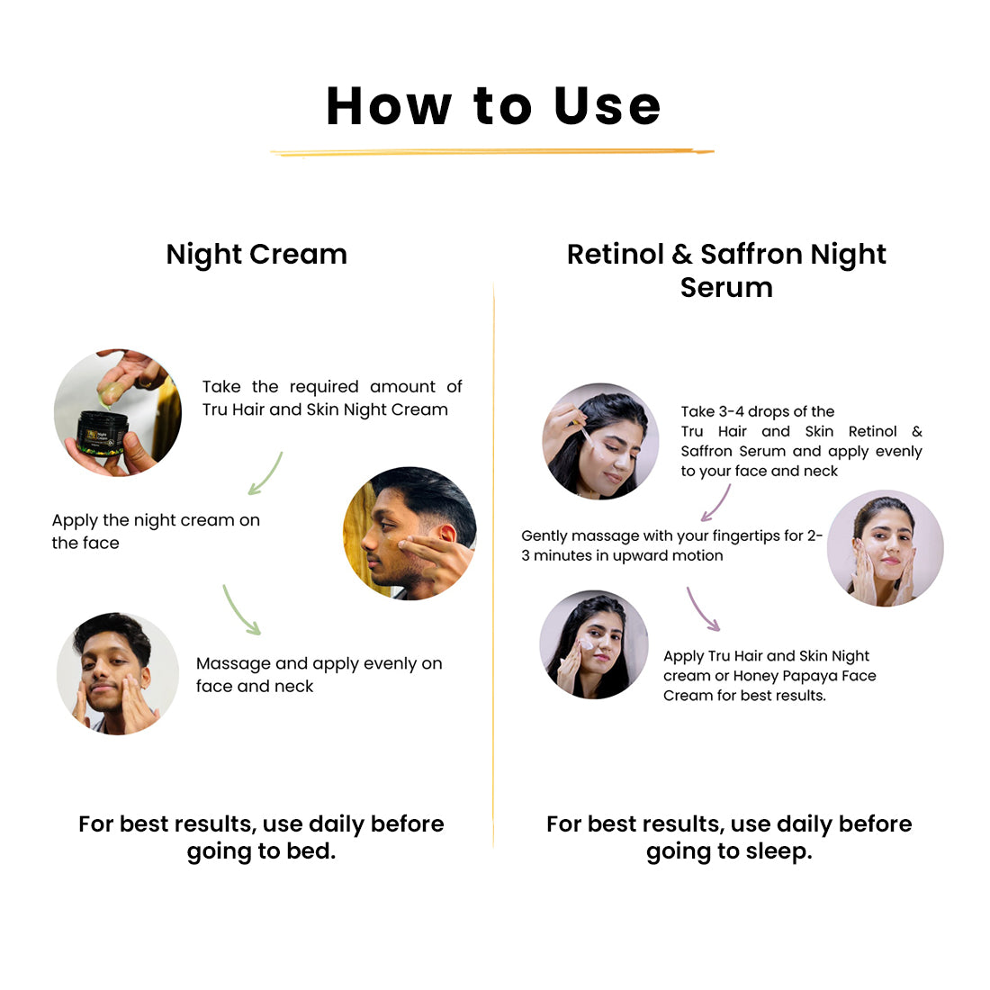Retinol Serum-25ml+Night Cream-45gms