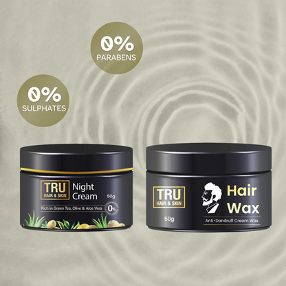 Night Cream-50gm+ Hair Wax-50gm