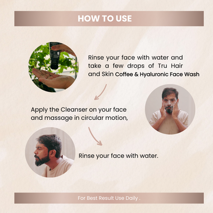 Coffee & Hyaluronic Acid Face Wash | Hydrates & Plumps Your Skin-50ml-CUC
