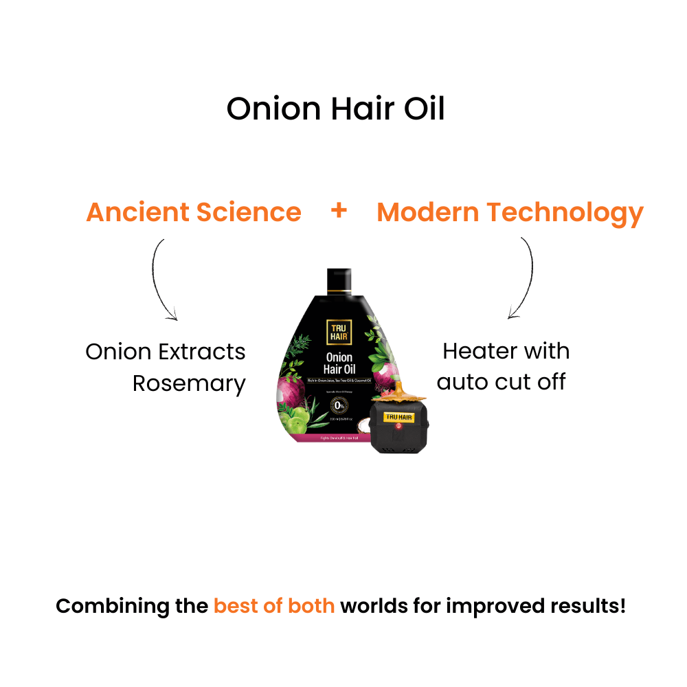 Onion Hair Oil With Free Heater – 110ml [BOGO]