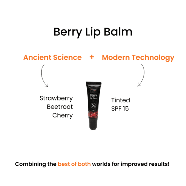 Tinted Berry Lip Balm – SPF 15 | Shea Butter, Almond Oil & Beetroot -10gm | Hydrating Lips (Loop)