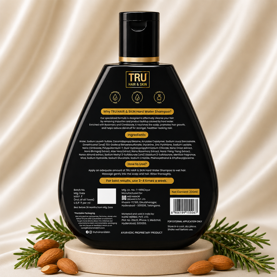 Hard Water Shampoo | For Ultra Soft , Shiny and Dandruff Free Hair