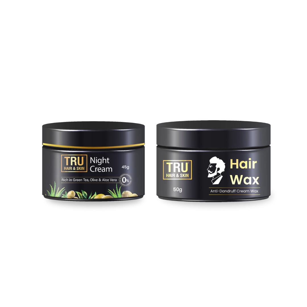 Night Cream (50gm) + Hair Wax ( 50gm ) Combo for Men