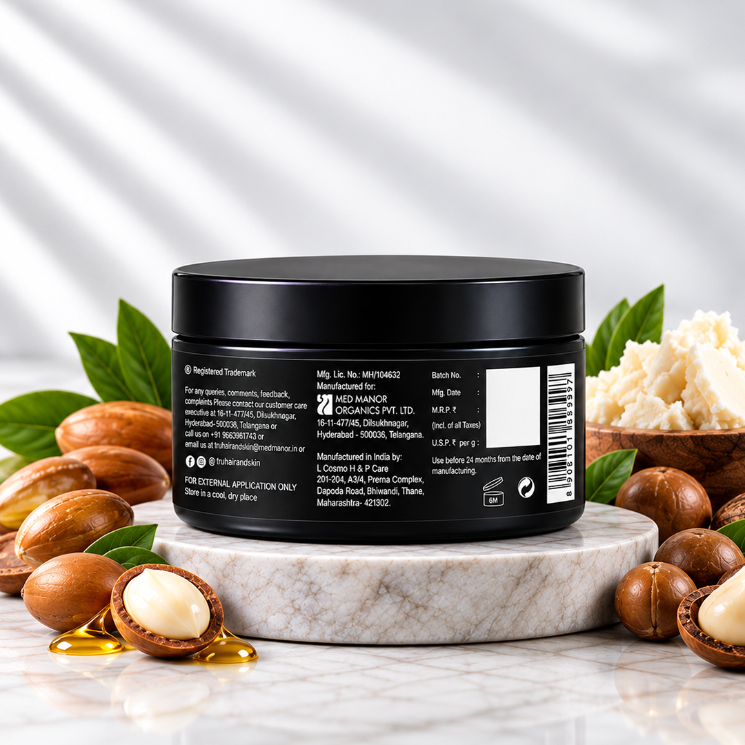 SPF 50 Hair Cream for men: 3-in-1 | Hair sunscreen + Argan Oil +  Styling Hair wax | 100gm