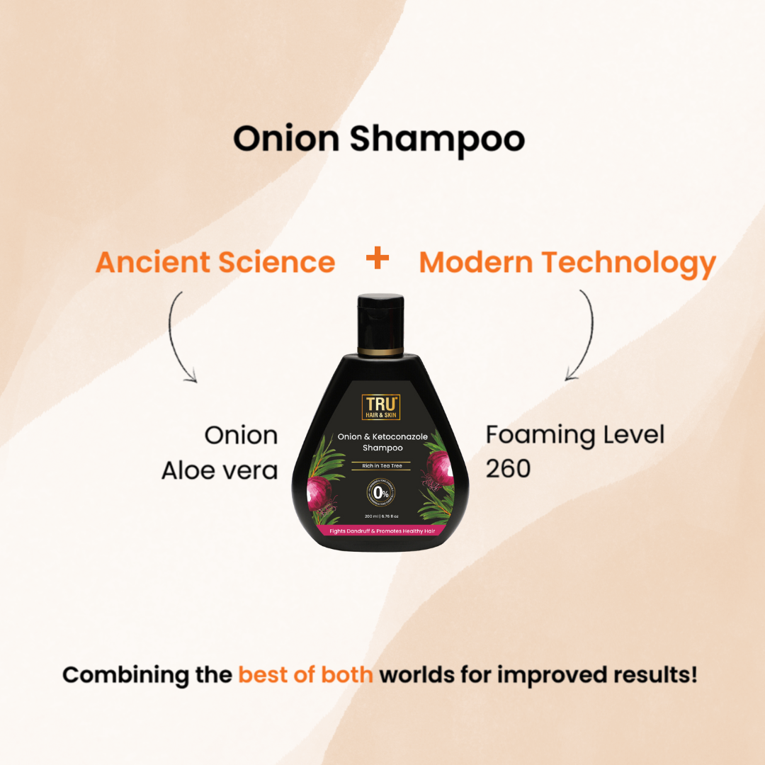 Onion and Ketoconazole Shampoo For Hair Fall – 200ml