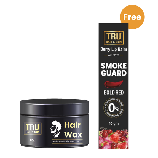 FREE Smoke Guard (10gm) with Strong Hold Hair Wax Cream (50gm)