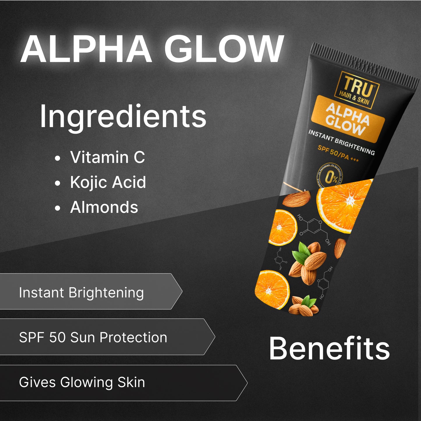 Smoke guard lip balm 9gm + Nanotech Facewash 50ml + Alpha glow 25ml + SPF Hair wax 50gm