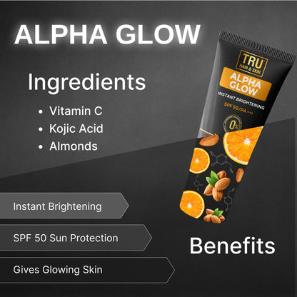 Smoke guard lip balm 9gm + Nanotech Facewash 50ml + Alpha glow 25ml + SPF Hair wax 50gm