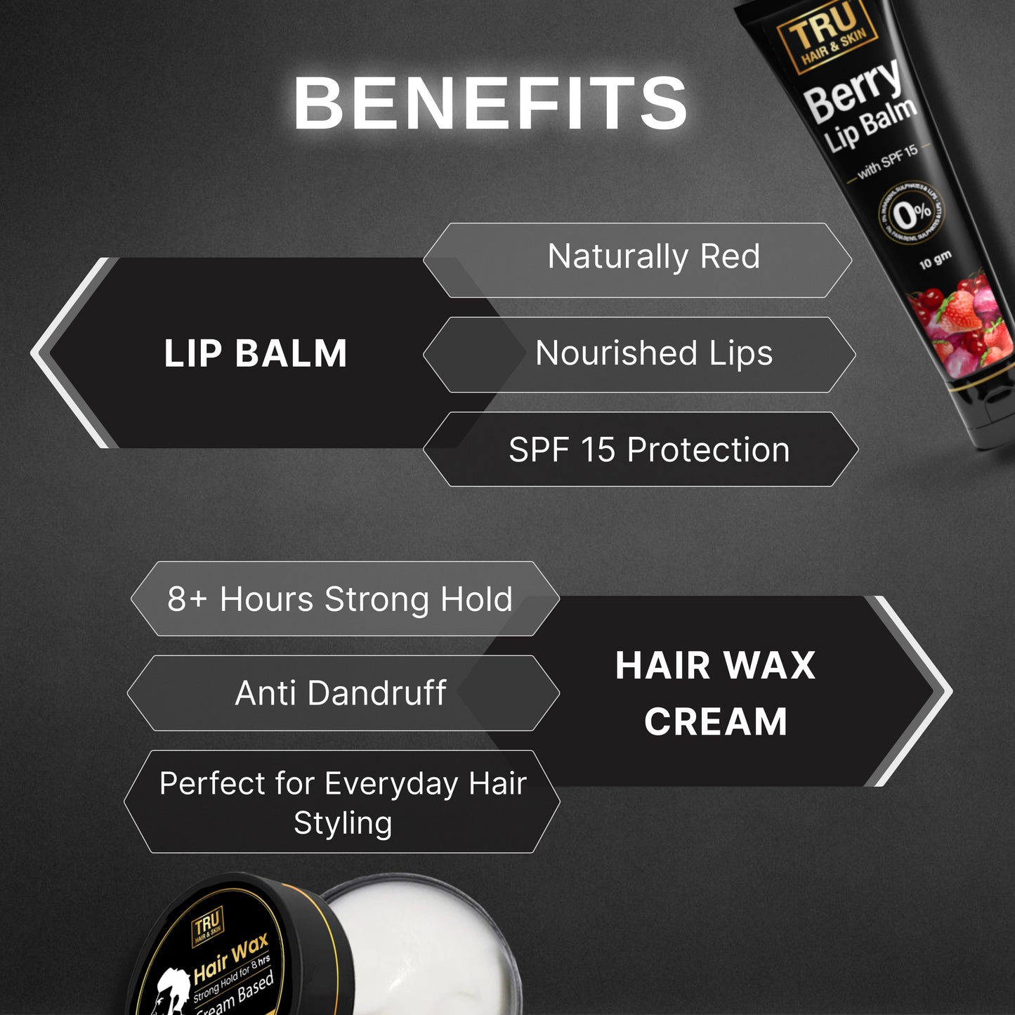 FREE Smoke Guard (10gm) with Strong Hold Hair Wax Cream (50gm)