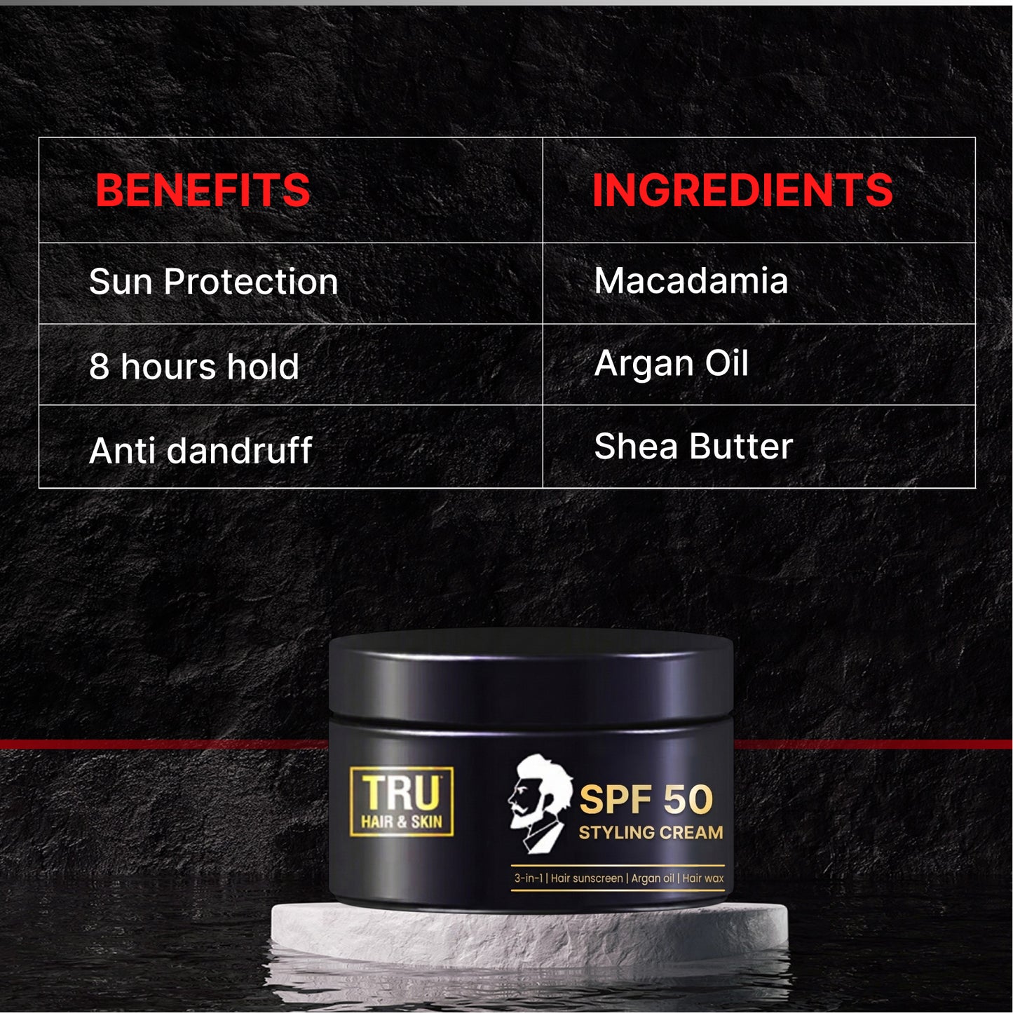 Detan Combo - Rebelx soap with natural Loofah - 100gm + SPF 50 Styling Cream - 50gm + Alpha Glow Instant Brightening Cream - 25ml
