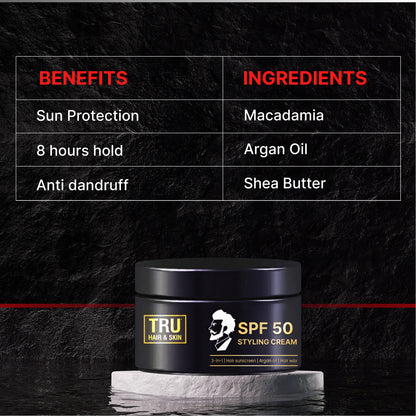 Detan Combo - Rebelx soap with natural Loofah - 100gm + SPF 50 Styling Cream - 50gm + Alpha Glow Instant Brightening Cream - 25ml