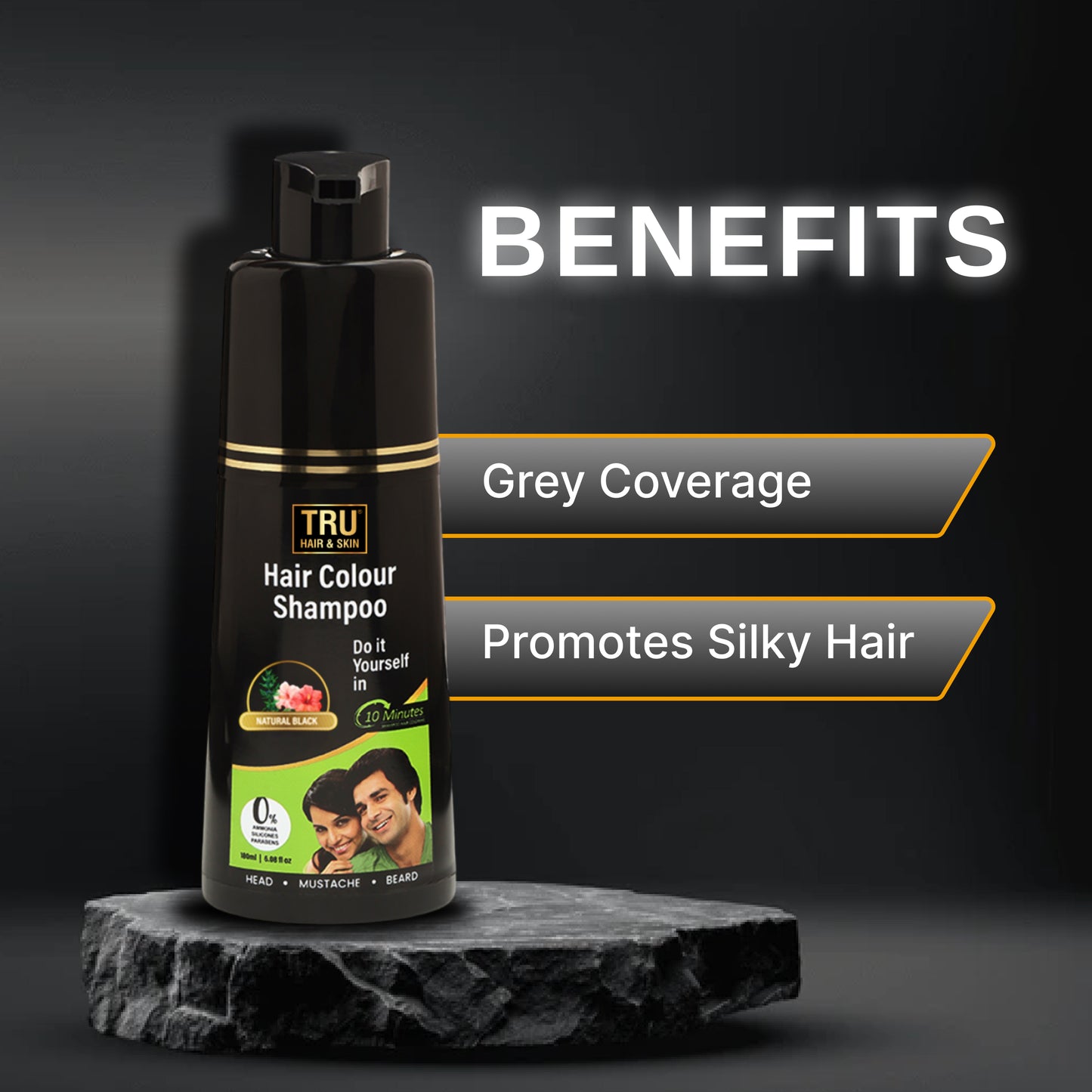 Hair Colour Shampoo  -100ml [BOGO]