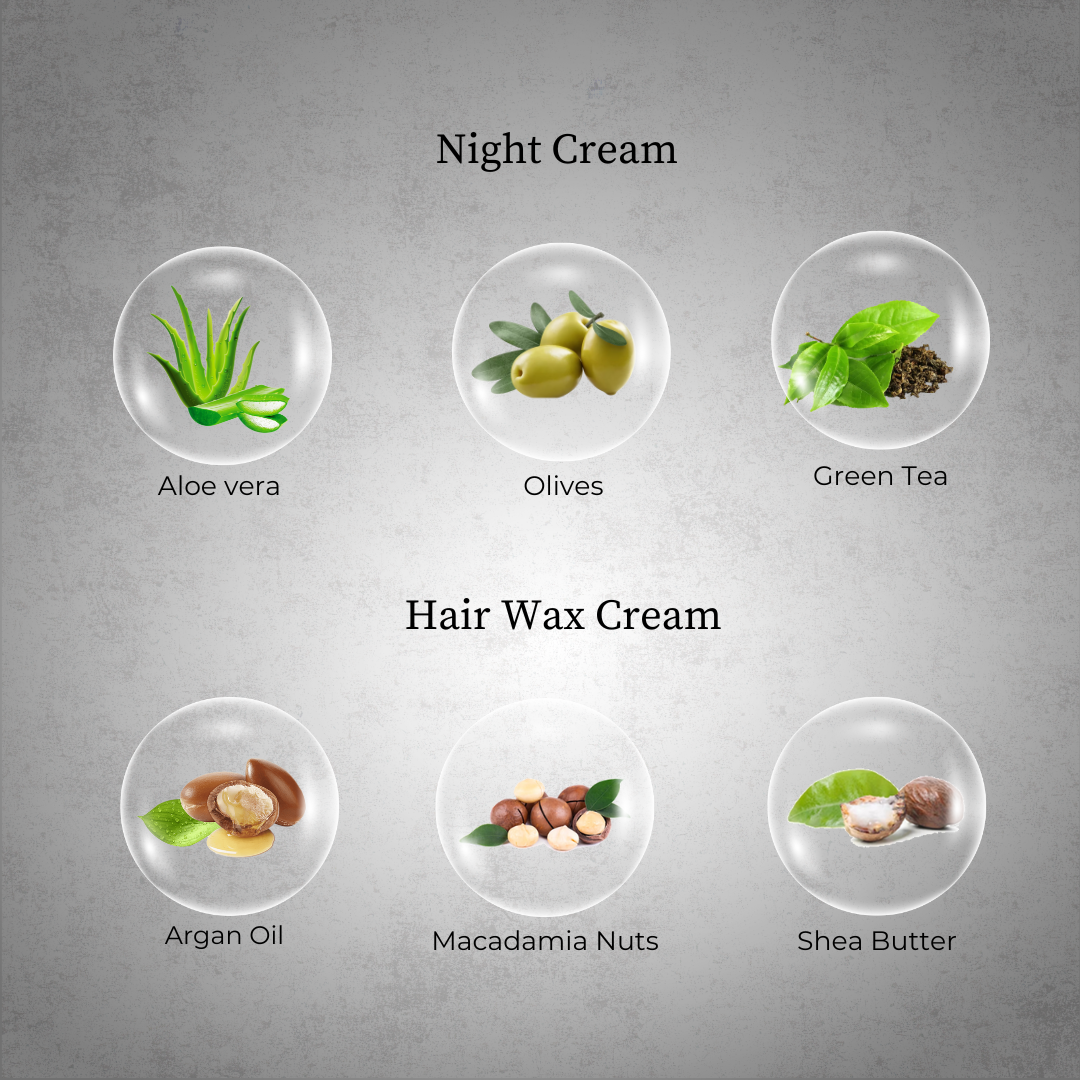 Night Cream-50gm+ Hair Wax-50gm