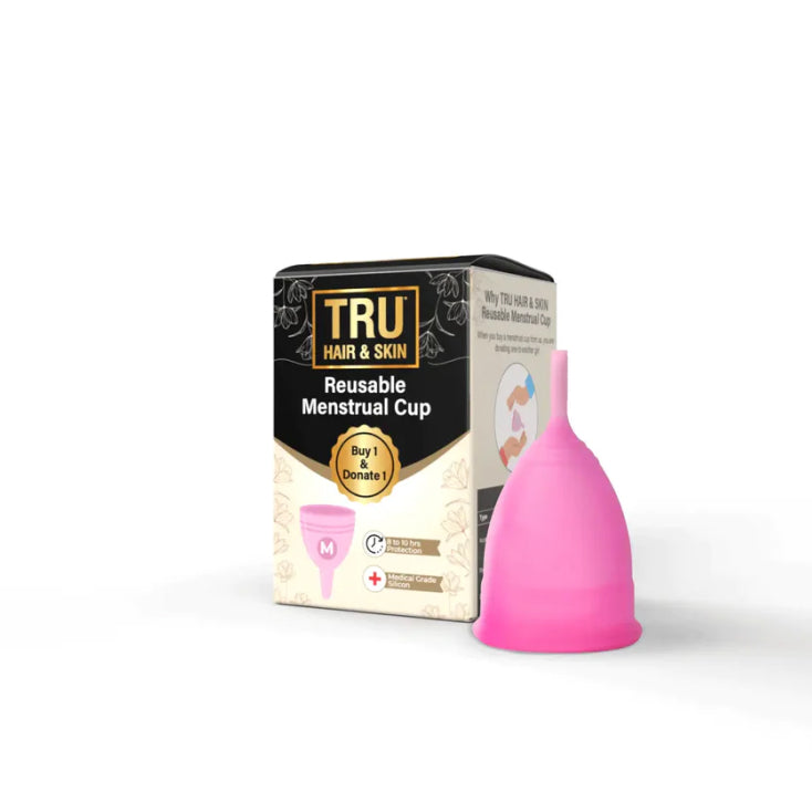Reusable Menstrual Cup With Free Cleanser