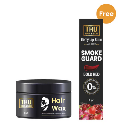 FREE Smoke Guard-9gm with Strong Hold Hair Wax Cream-50gm | SG