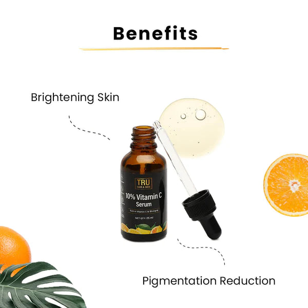 10% Vitamin C Serum & Bhringaraj | Rejuvenates Skin & Reduces Hyperpigmentation – 15ml (Deal)