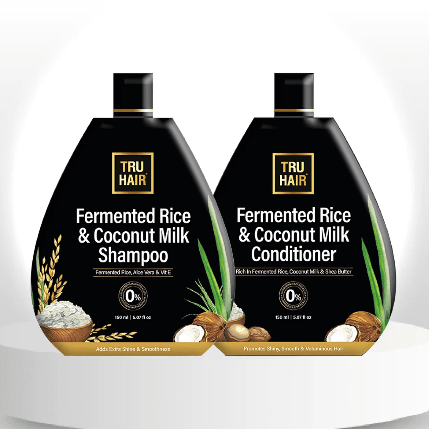 Fermented Rice Water Hair Growth Shampoo + Conditioner